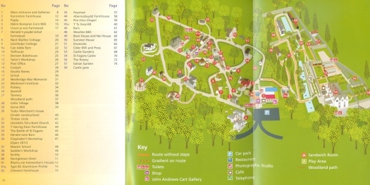 St Fagans National History Museum Map